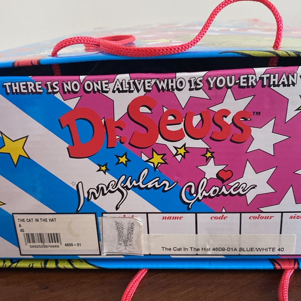 Irregular Choice Dr Seuss Boots Sz 9 - Picture 13 of 17